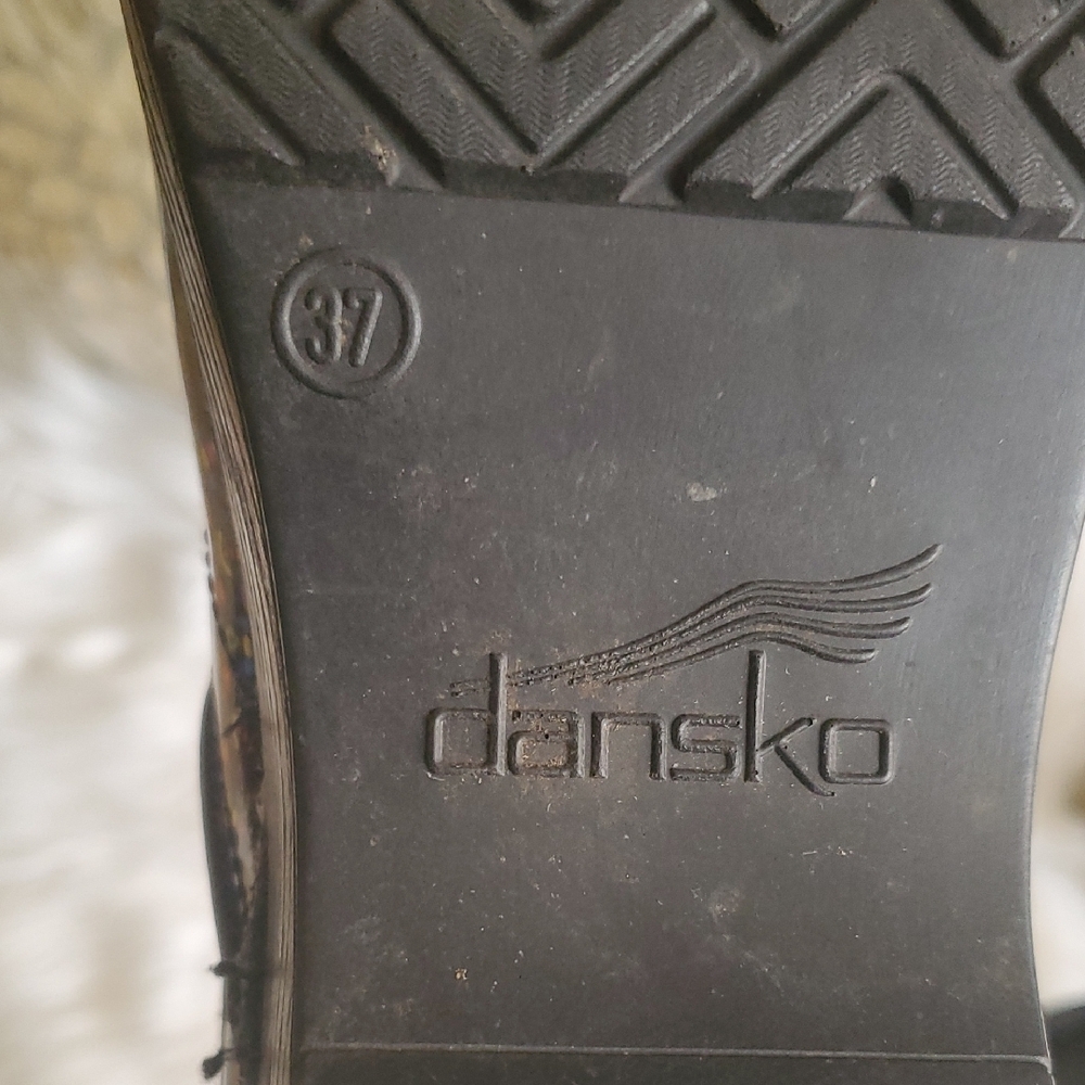 Dansko Multicolor Cosmic Pattern Clogs - image 7